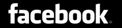 Facebook logo black